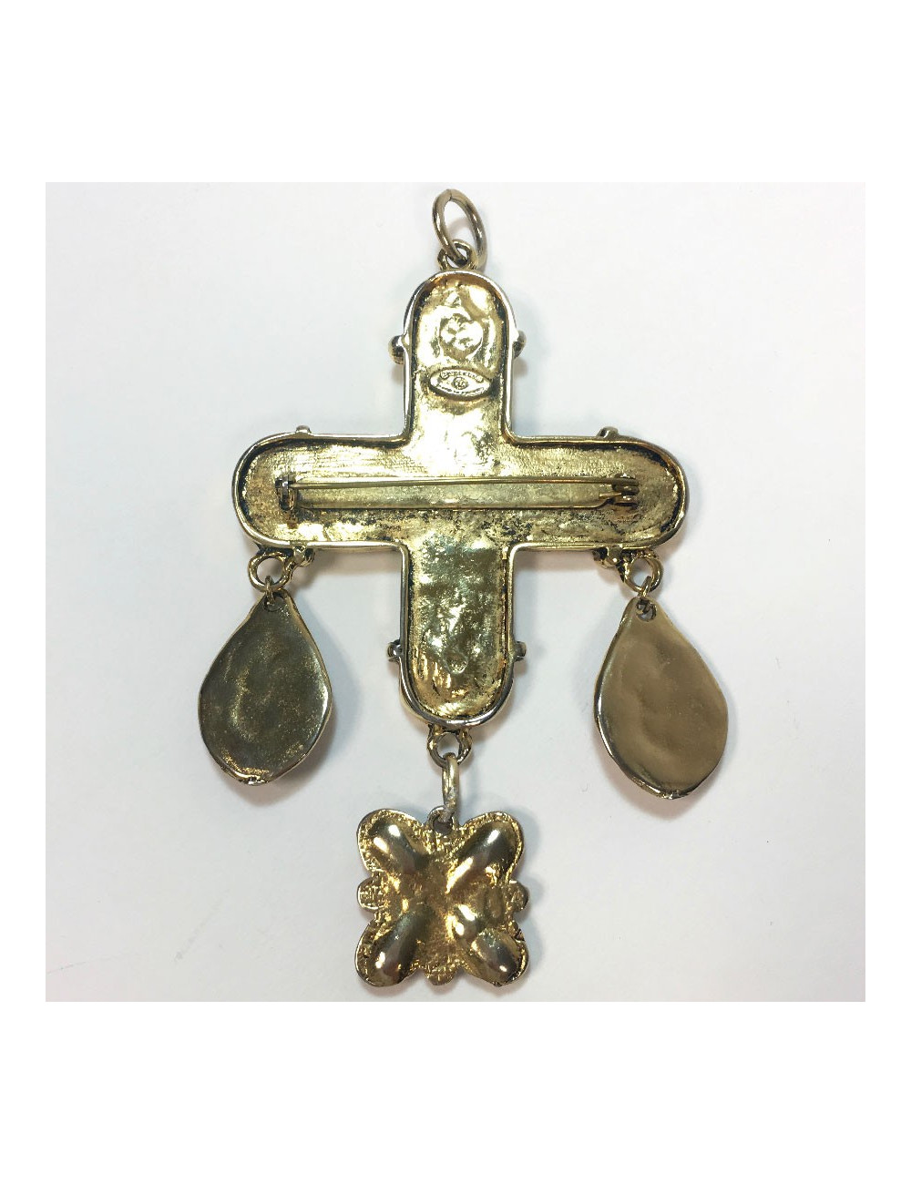Broche pendentif Croix sans marque 