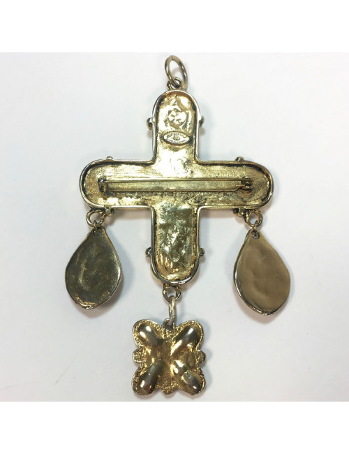 Broche pendentif Croix sans marque 