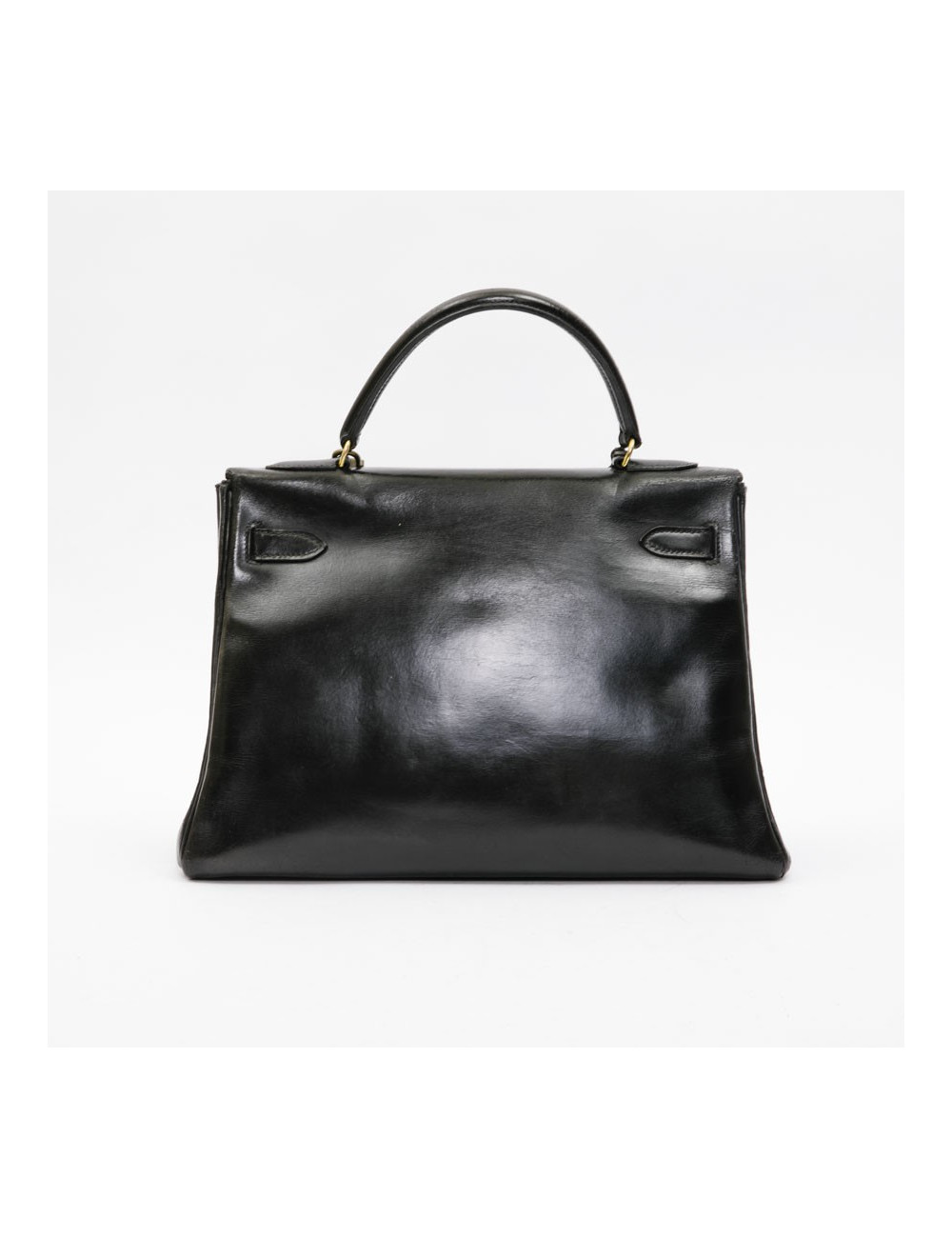 Kelly 32 HERMES Vintage box noir