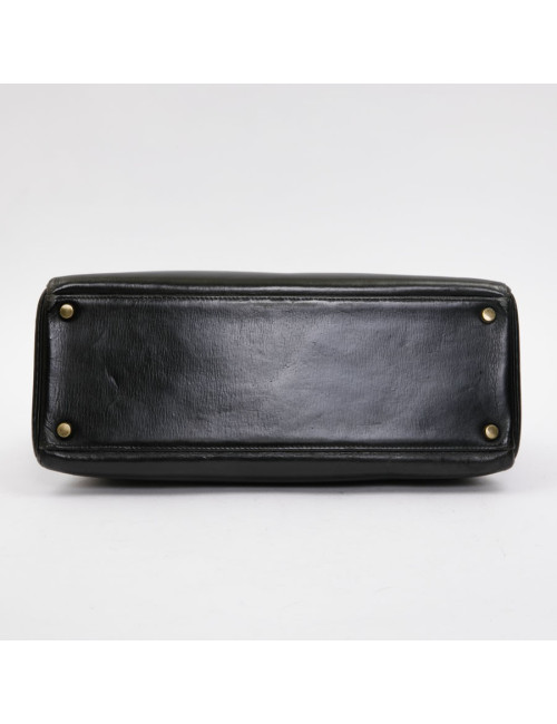  Kelly 32 HERMES Vintage box noir