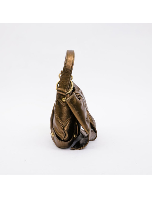 Sac "Bow" YSL SAINT LAURENT en cuir cuiviré 