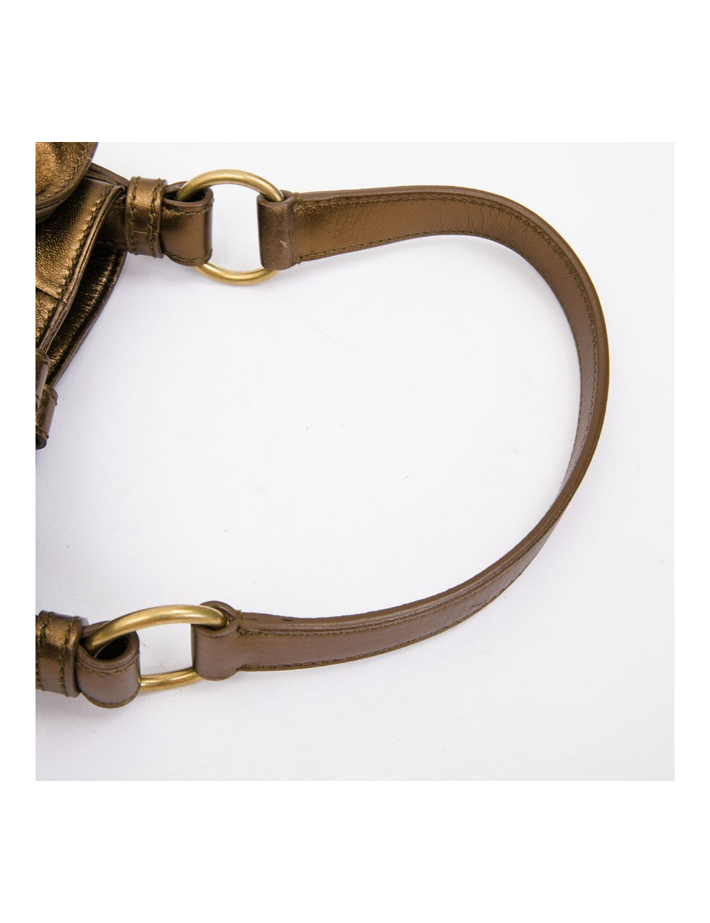 Sac "Bow" YSL SAINT LAURENT en cuir cuivré