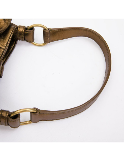 Sac "Bow" YSL SAINT LAURENT en cuir cuiviré 