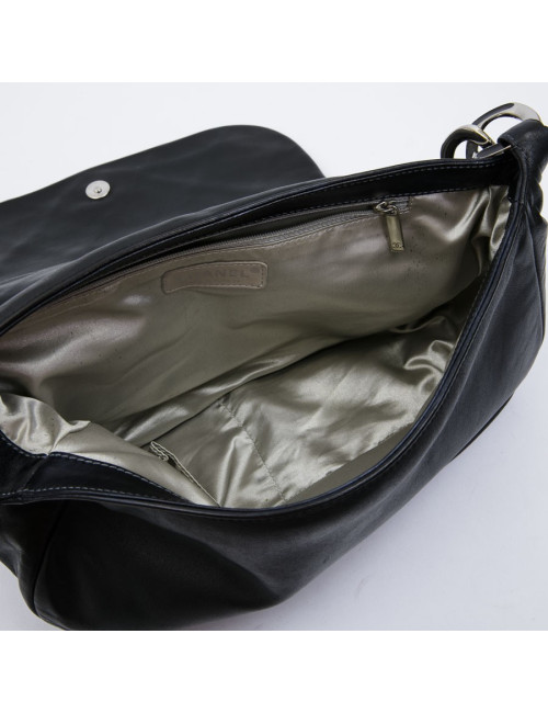 Sac CHANEL cuir d'agneau noir matelassé