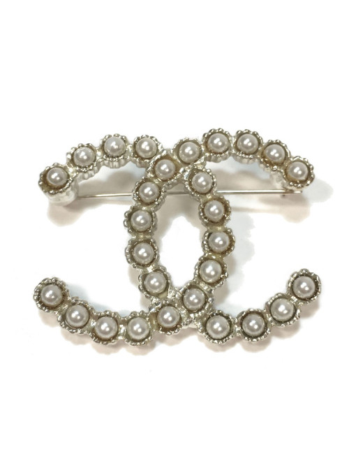 Broche CHANEL perles