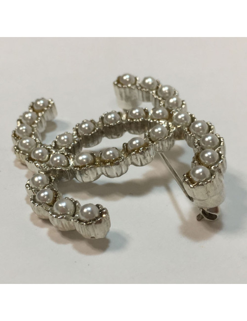 Broche CHANEL perles