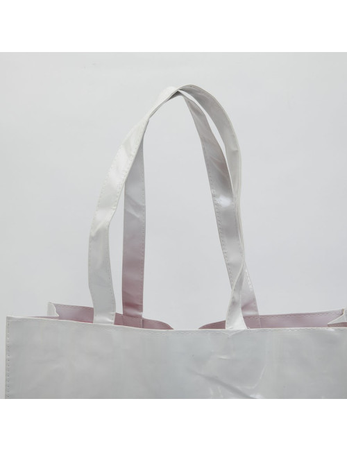 Cabas COURREGES en toile blanc