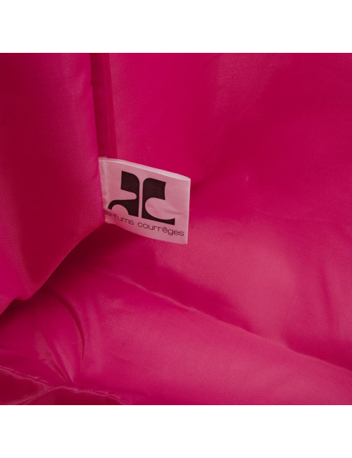 Cabas COURREGES en toile vernie blanche