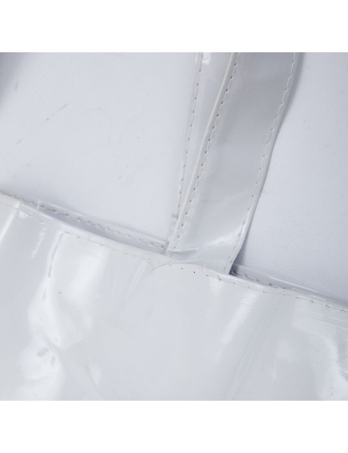 Cabas COURREGES en toile blanc