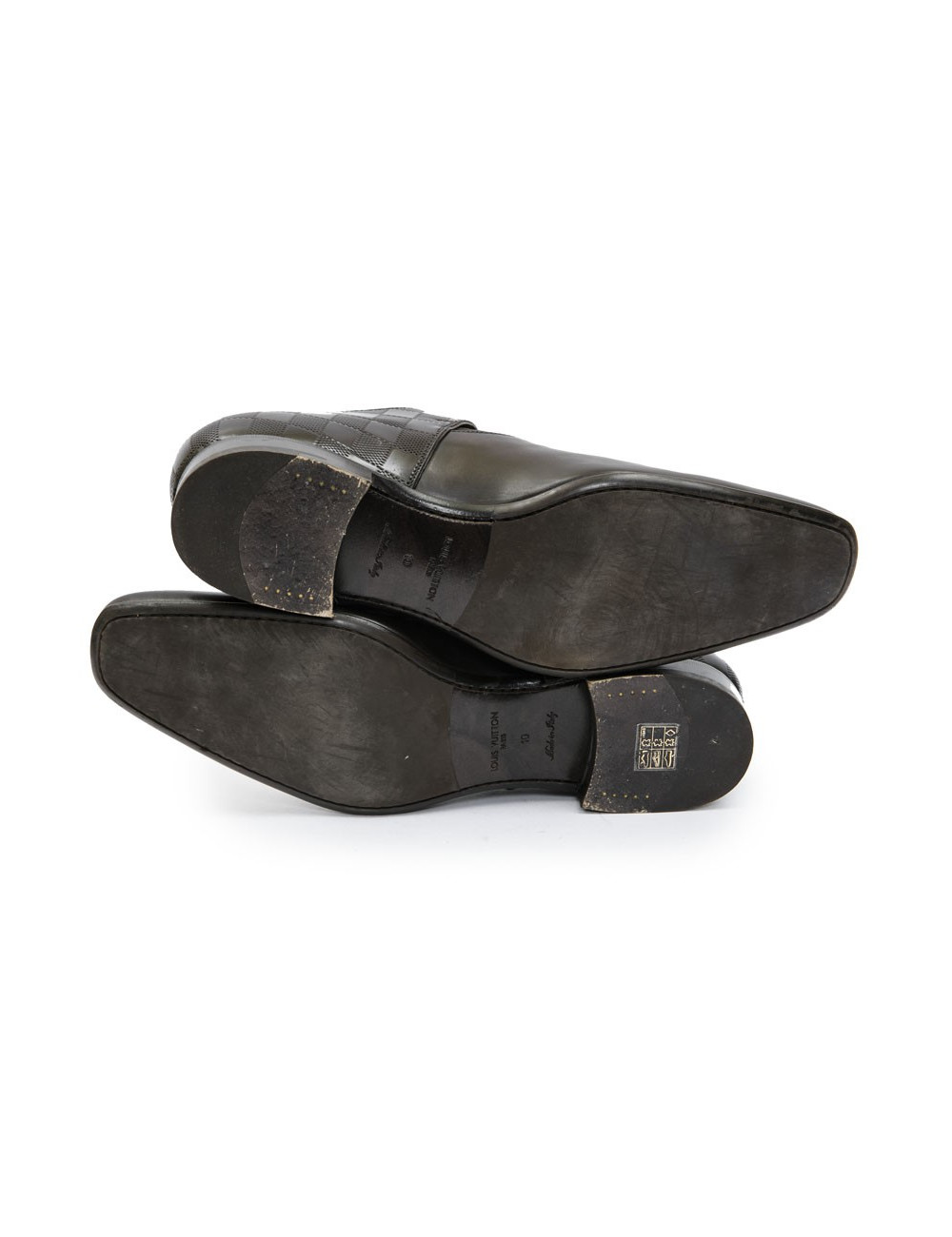 Chaussures "Delaware Richelieu" LOUIS VUITTON T44 cuir marron