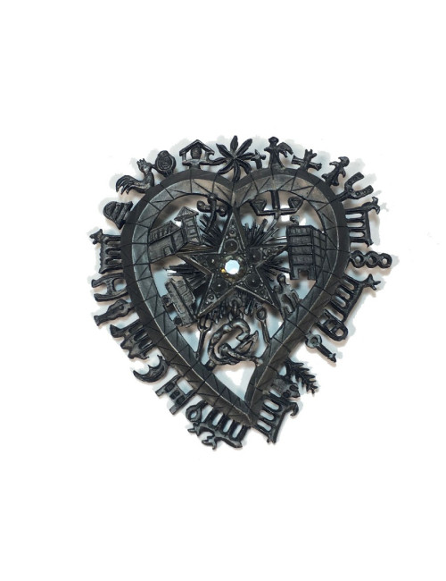 Broches CHRISTIAN LACROIX coeur gris