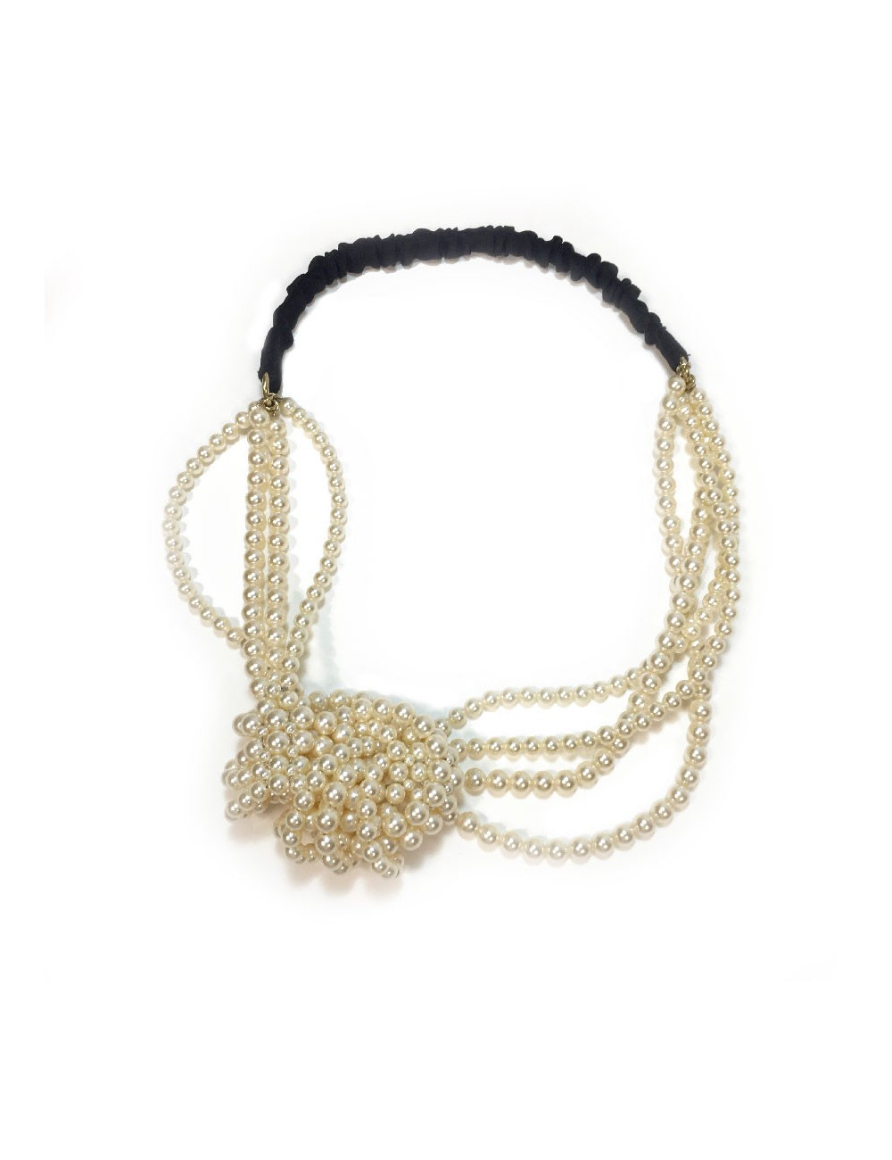 Bijou de tête CHANEL perles nacrées