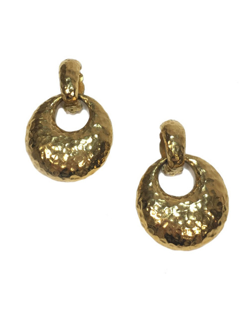 Boucles d'oreille clips YSL YVES SAINT LAURENT
