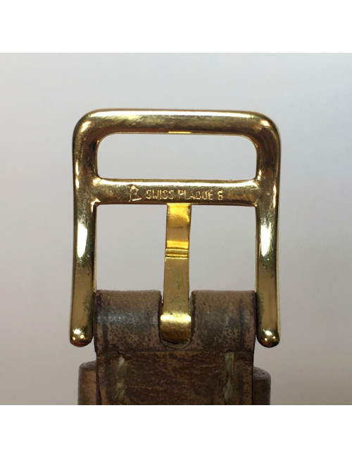 Bracelet Kelly HERMES cuir beige