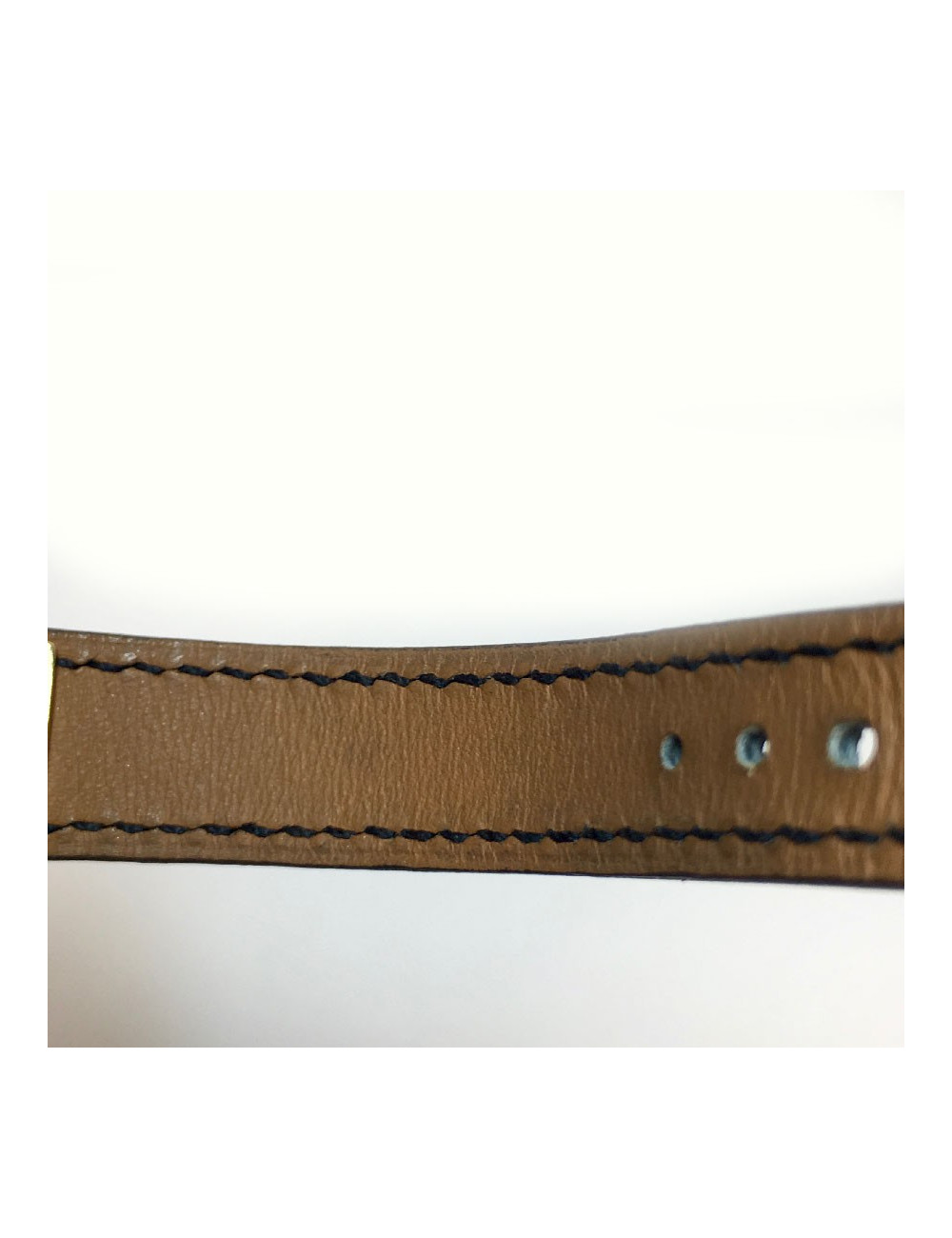 Bracelet Kelly HERMES cuir box noir