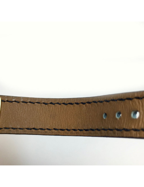 Bracelet Kelly HERMES cuir box noir