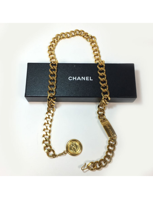 Ceinture CHANEL vintage dorée