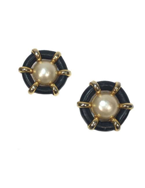 Boucles d'oreille clips CHANEL Vintage
