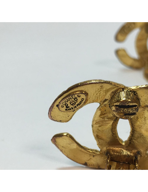 CHANEL CC Vintage clip-on earrings