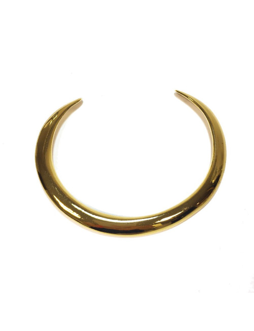 Collier YVES SAINT LAURENT rigide doré