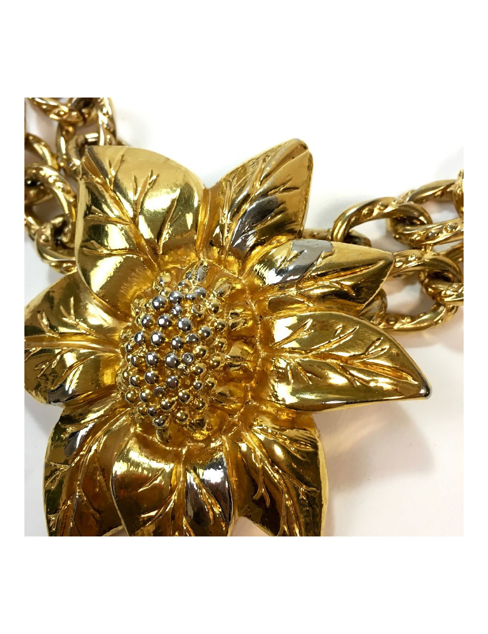 Ceinture LANVIN en métal doré