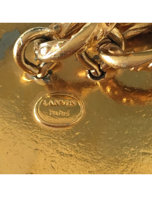 Ceinture LANVIN en métal doré
