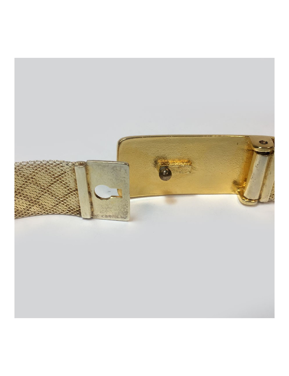 CHANEL Vintage belt in gilt metal mesh