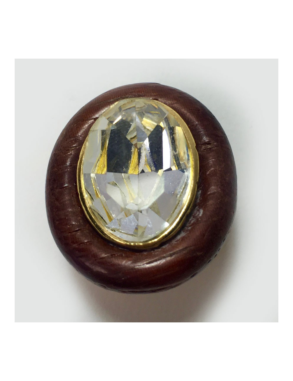 Boucles d'oreilles clips YVES SAINT LAURENT strass