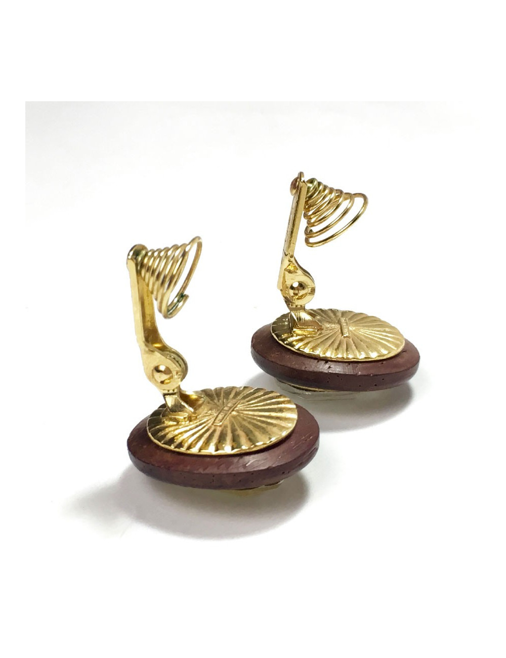 Boucles d'oreilles clips YVES SAINT LAURENT strass