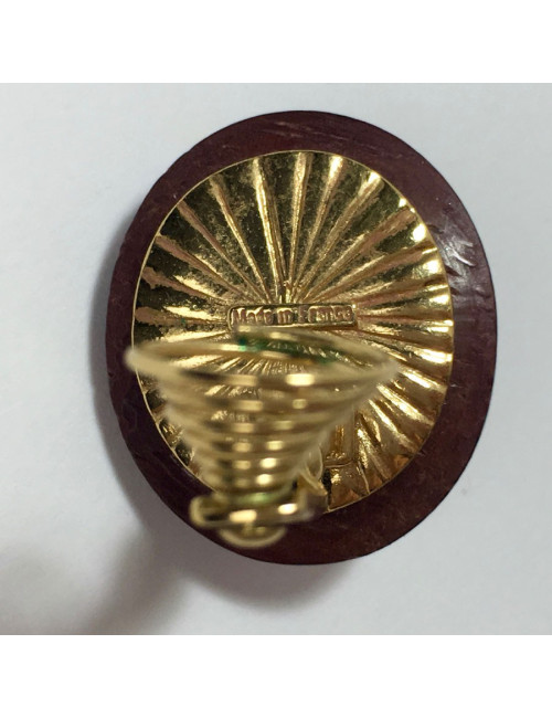 Boucles d'oreilles clips YVES SAINT LAURENT strass