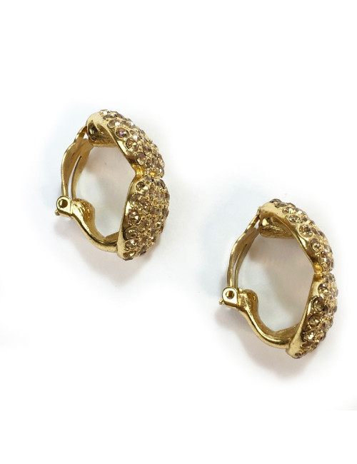 Boucles d'oreille clips YSL SAINT LAURENT Vintae
