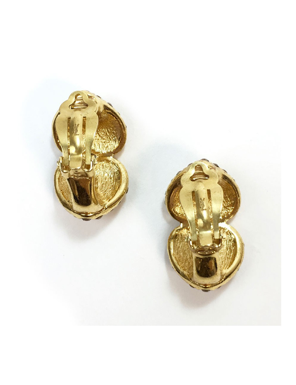 Boucles d'oreille clips YSL SAINT LAURENT Vintae