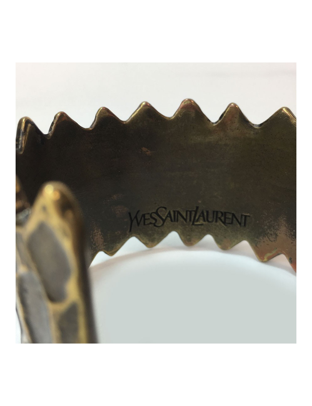 Manchette YVES SAINT LAURENT rigide vintage