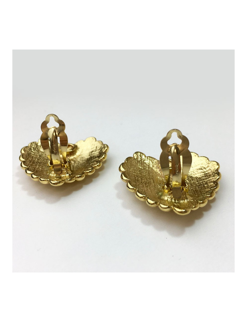 Boucles d'oreille clips YSL SAINT LAURENT Vintage