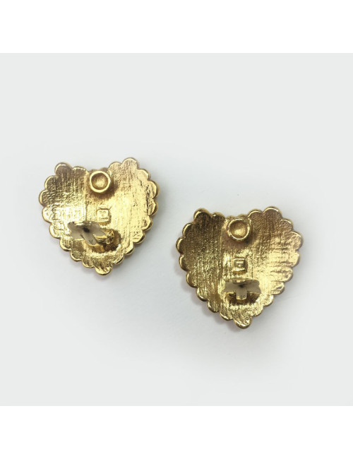 Boucles d'oreille clips YSL SAINT LAURENT Vintage