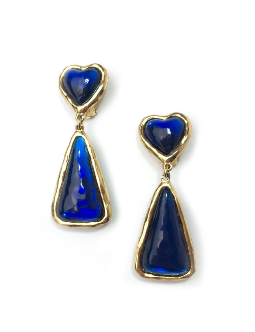 Boucles d"oreille clips SONIA RYKIEL Vintage