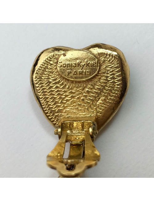 Boucles d"oreille clips SONIA RYKIEL Vintage