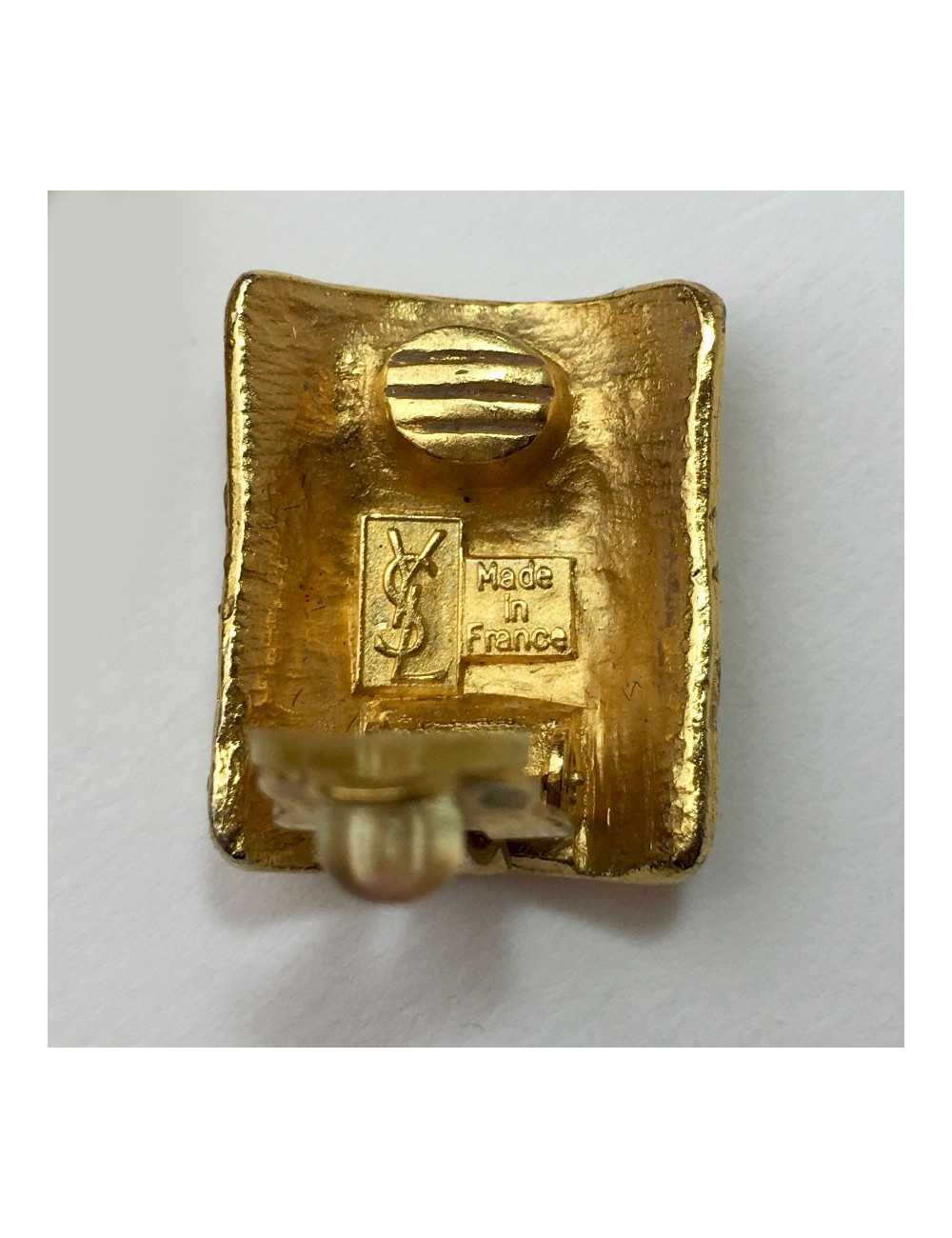 Boucles d'oreille clips YSL SAINT LAURENT