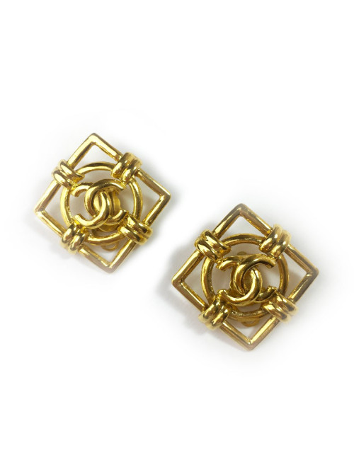 Boucles d'oreille clips CHANEL Vintage