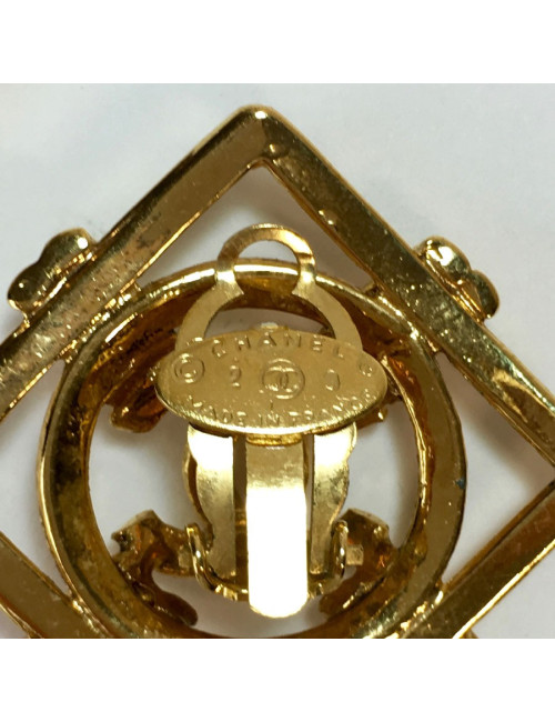 Boucles d'oreille clips CHANEL Vintage