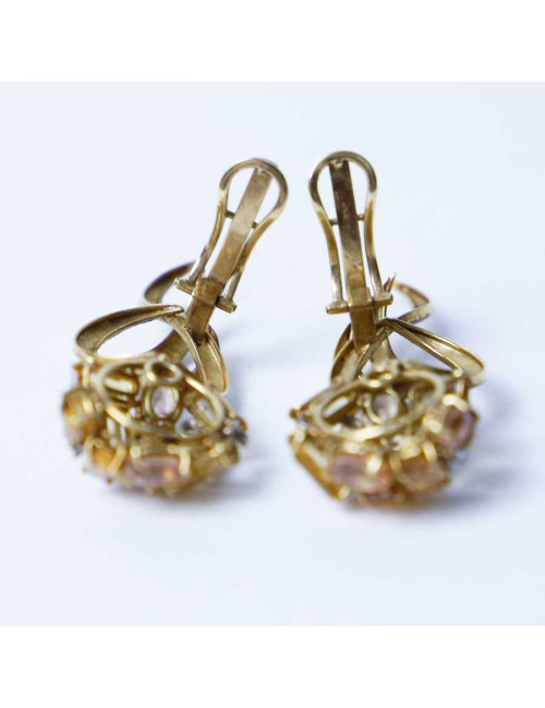 Boucles d'oreilles Clips années 30 sans marque 