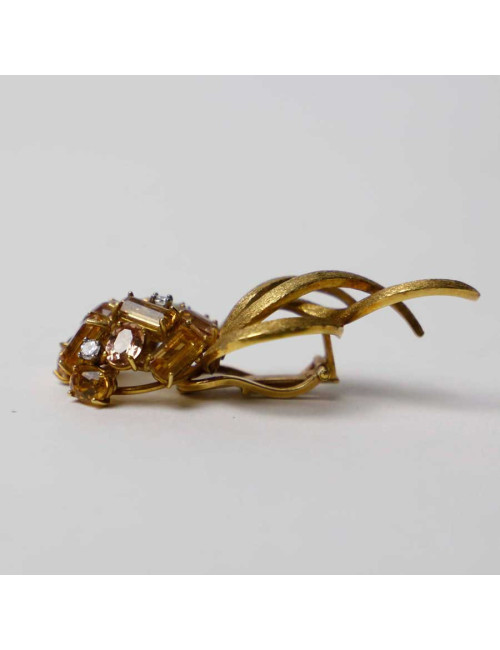 Boucles d'oreilles Clips années 30 sans marque 