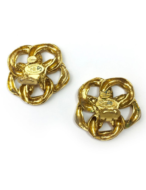 Boucles d'oreille clips CHANEL Vintage