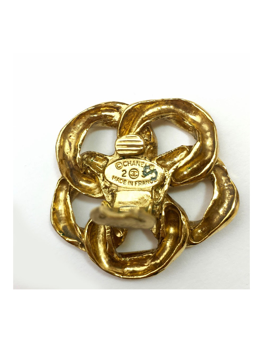 Boucles d'oreille clips CHANEL Vintage