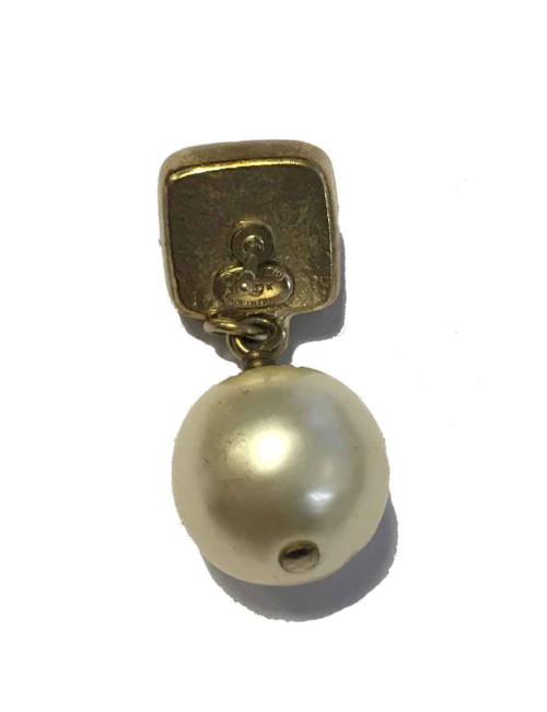 Boucles d'oreille clous CHANEL pendantes 