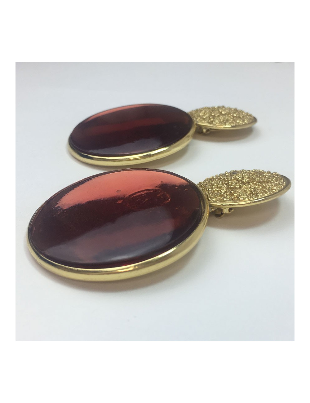 Boucles d'oreilles Clips YVES SAINT LAURENT vintage