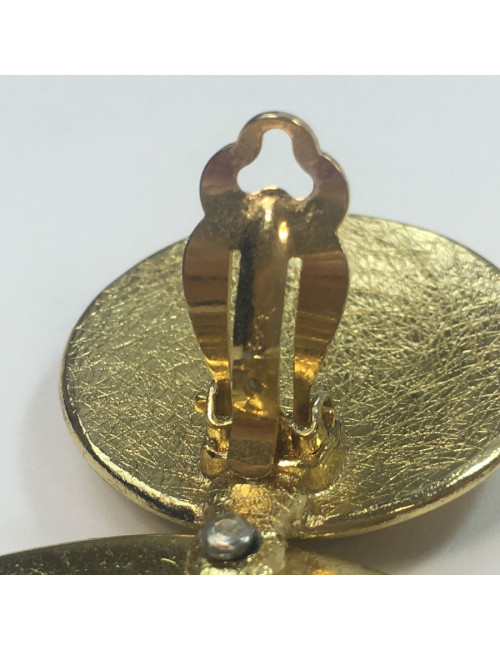 Boucles d'oreilles Clips YVES SAINT LAURENT vintage