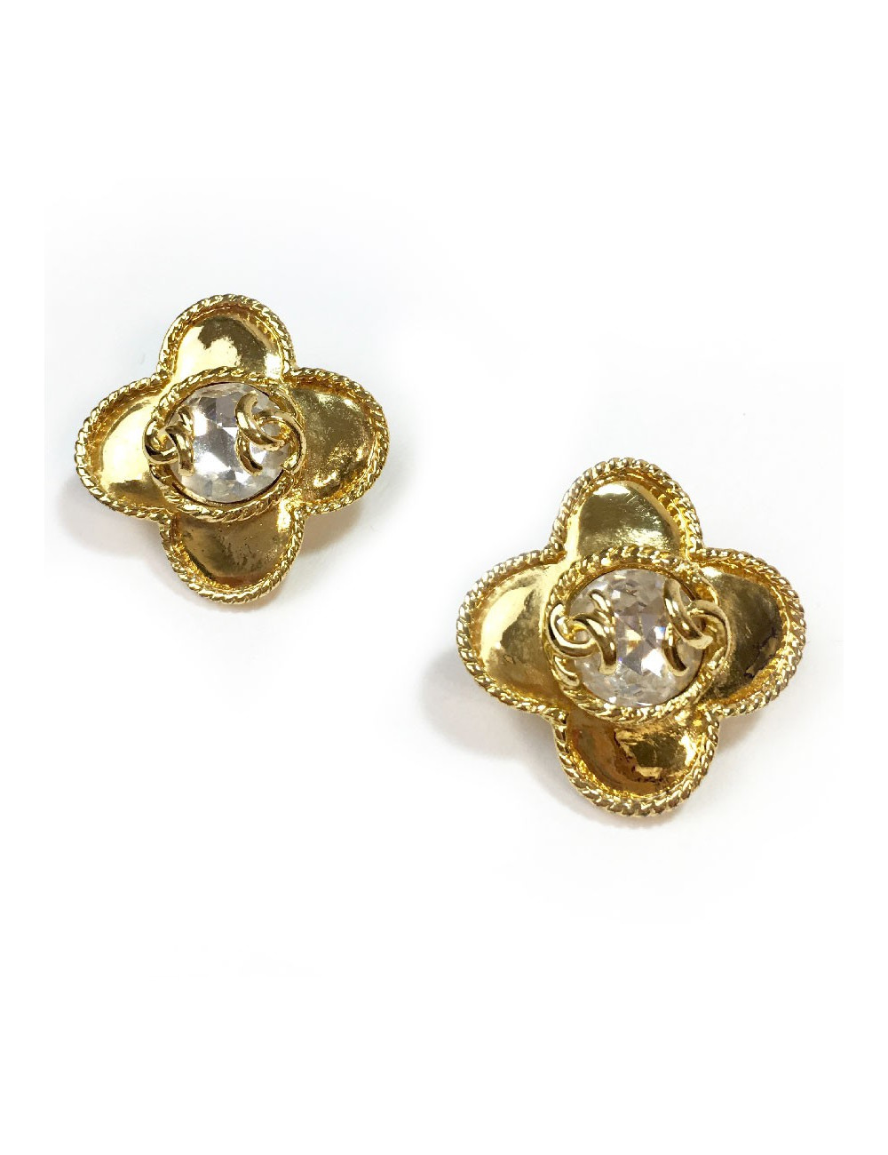 Boucles d'oreilles clips CHANEL vintage