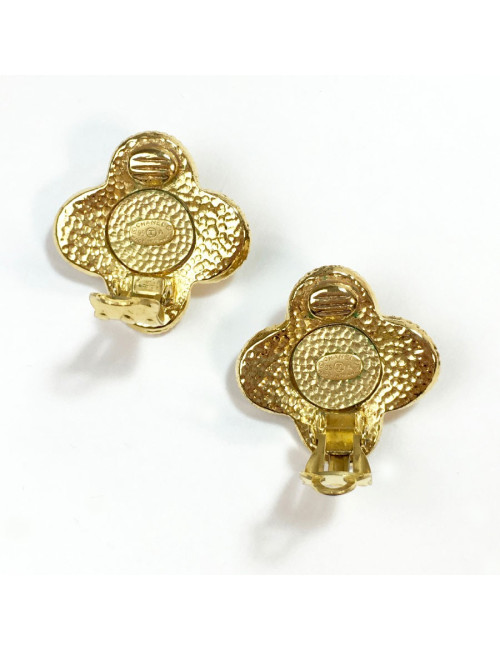 Boucles d'oreilles clips CHANEL vintage