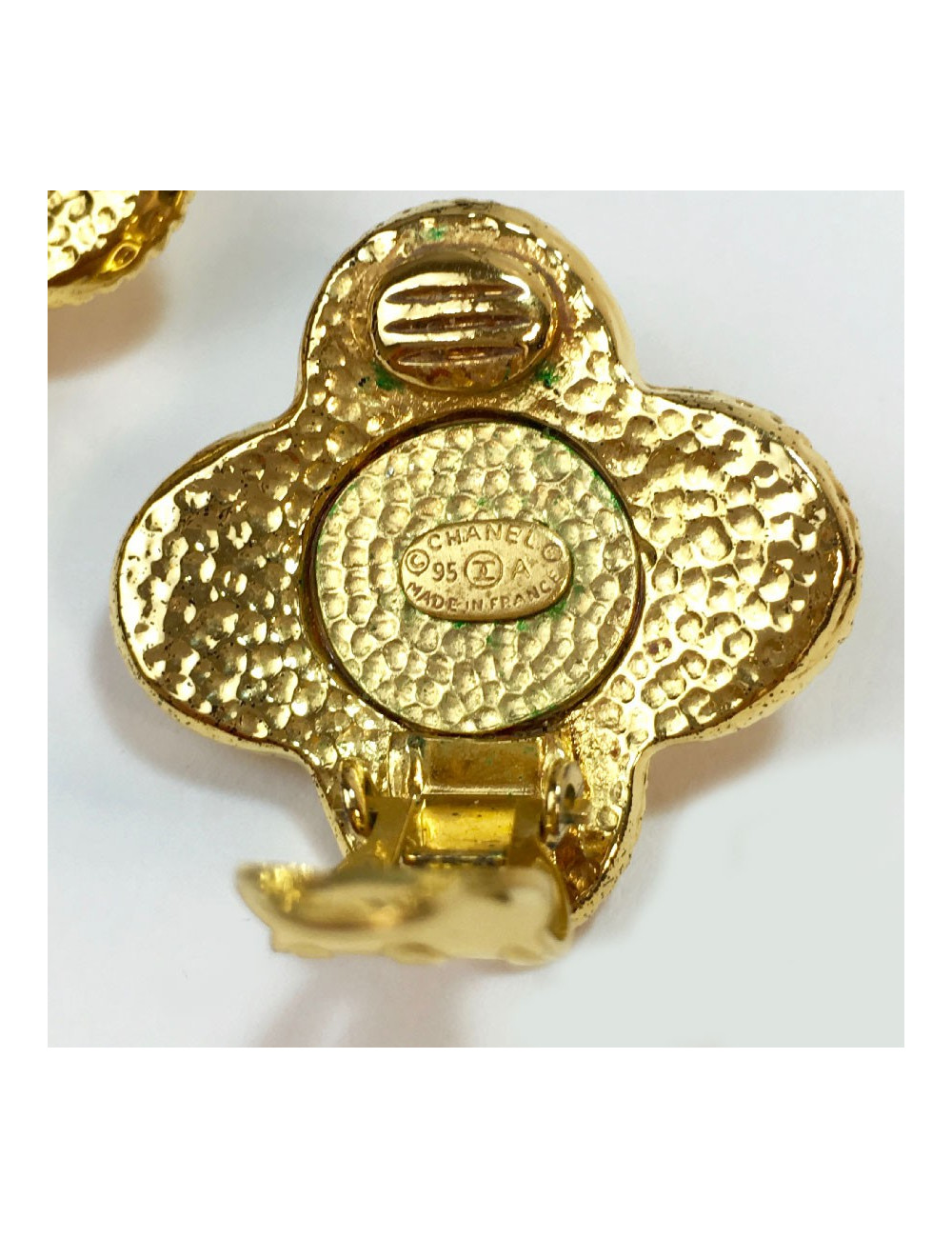 Boucles d'oreilles clips CHANEL vintage